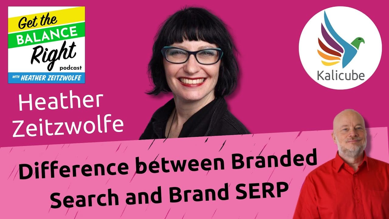 Thumbnail for Learn the Difference between Branded Search vs Brand SERP with Jason Barnard - Kalicube Knowledge Nuggets.