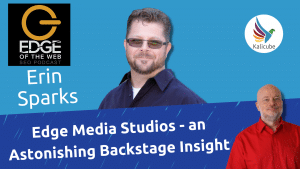 Thumbnail for Edge Media Studios Reveal Their Surprising Backstage Studio with Erin Sparks - Kalicube Knowledge Nuggets.