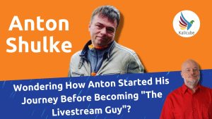 Thumbnail for The Story behind the Journey of “The Livestream Guy” with Anton Shulke - Kalicube Knowledge Nuggets.