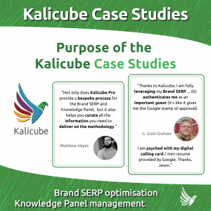 Thumbnail: Purpose of the Kalicube Case Studies 2