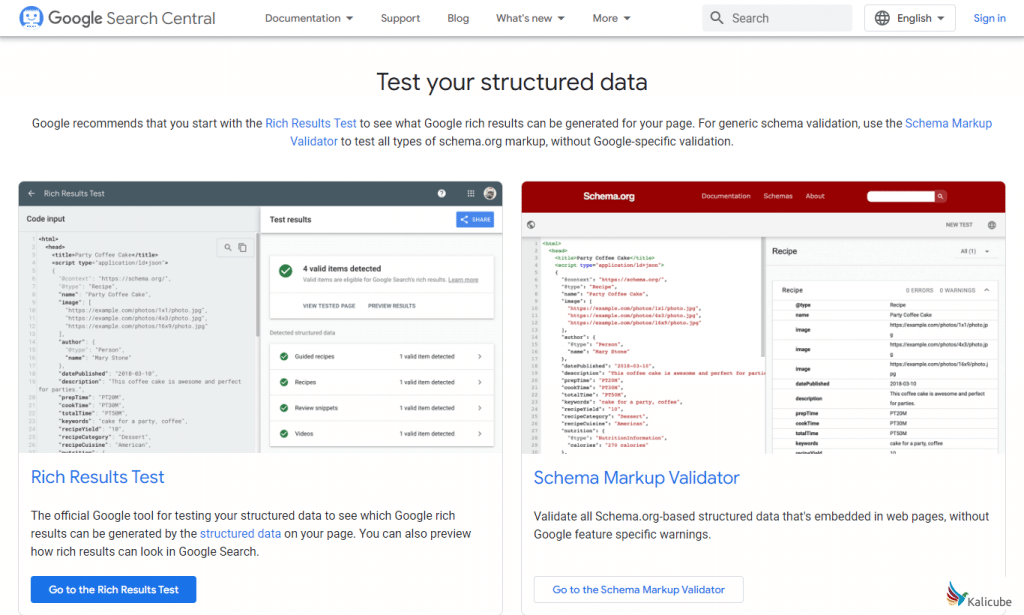 Schema Markup validator