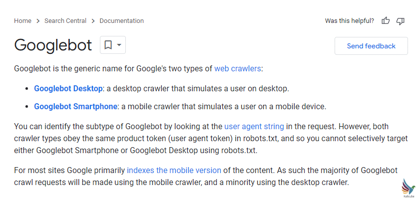 Googlebot overview