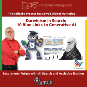 Featured image for "Darwinism in Search: 10 Blue Links to Generative AI" article