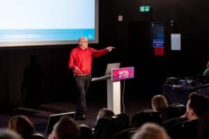 Jason Barnard During the digital Marketing Conference Europe 2024 Conference