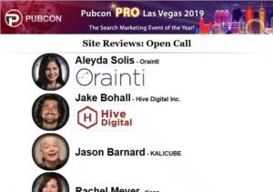 Featured Image for Site Reviews: Open Call (Pubcon Las Vegas 2019)