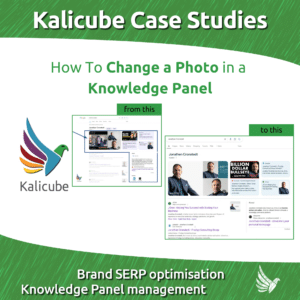 Featured image for the case study of "How to Change a Photo in a Knowledge Panel"