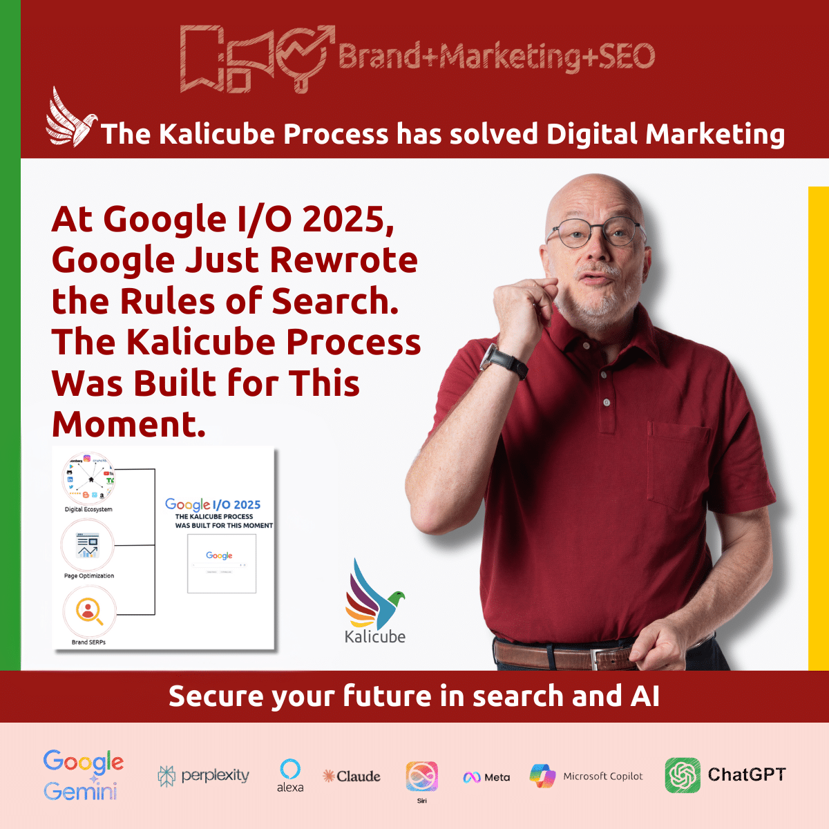 Featured image for the article 'At Google I/O 2025 – Google Just Rewrote the Rules of Search – The Kalicube Process Was Built for This Moment'
