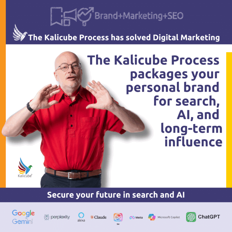 The Kalicube Process packages your personal brand for search, AI, and long-term influence
