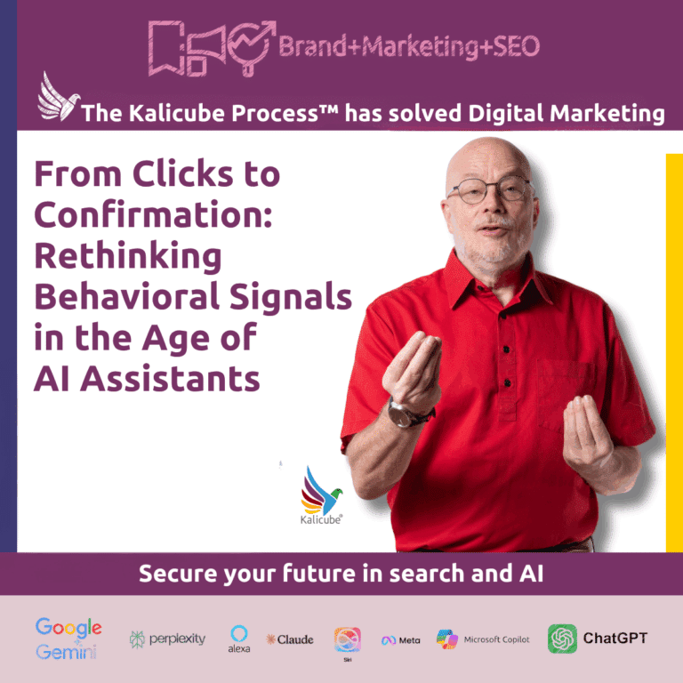 Featured image for the article "From Clicks to Confirmation: Rethinking Behavioral Signals in the Age of AI Assistants"