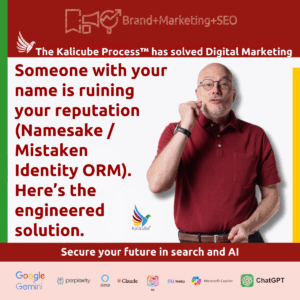 Someone with your name is ruining your reputation (Namesake / Mistaken Identity ORM).