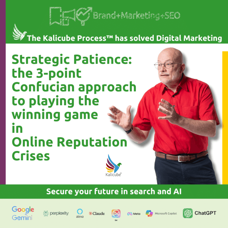 Strategic Patience: the 3-point Confucian approach to playing the winning game in Online Reputation Crises