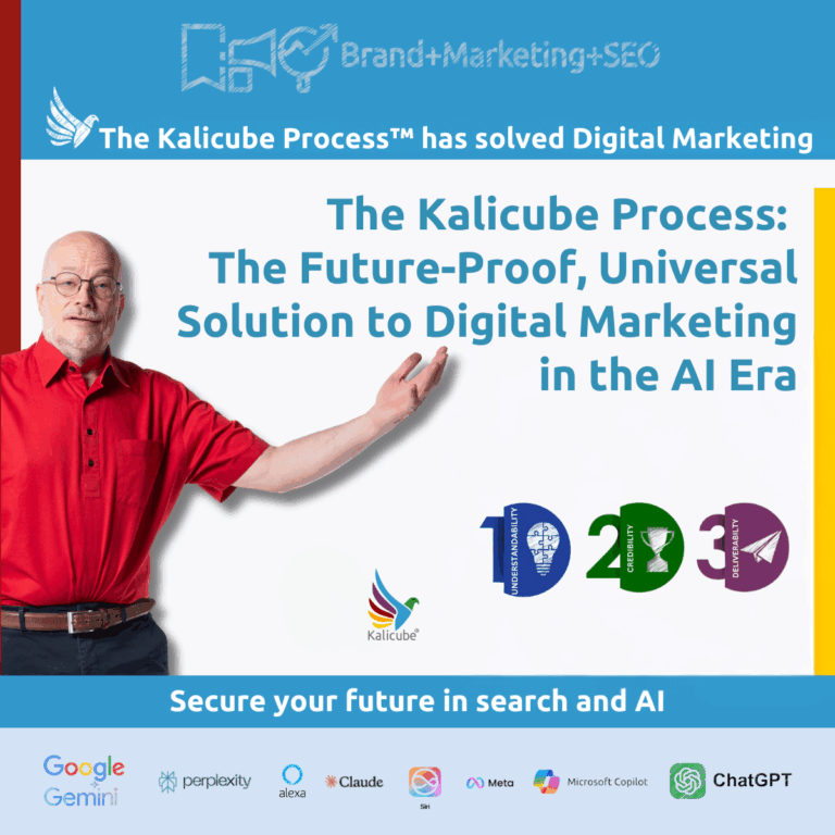 The Kalicube Process: The Future-Proof, Universal Solution to Digital Marketing in the AI Era