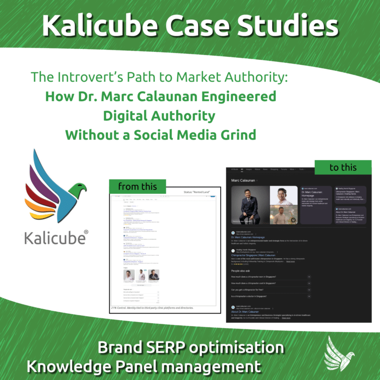 Featured image for the Case Study "The Introvert’s Path to Market Authority: How Dr. Marc Calaunan Engineered Digital Authority Without a Social Media Grind"
